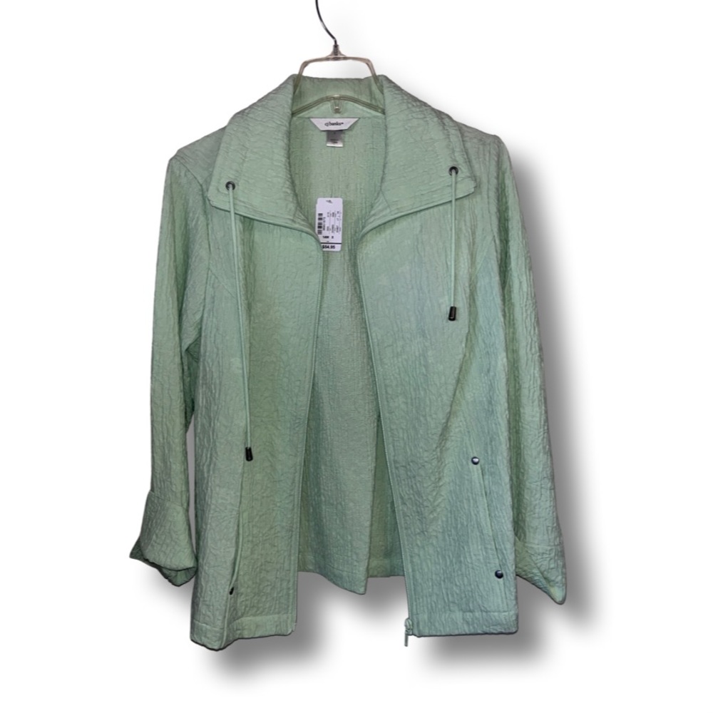 CJ Banks Sean Foam Zip up lightweight jacket